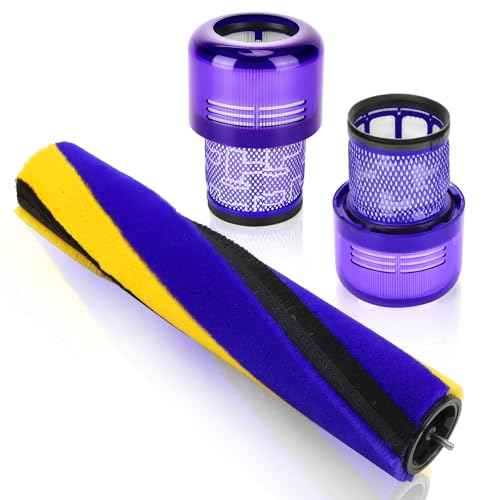 Brush Roller and Filter for Dyson V15 Detect (3 Count)