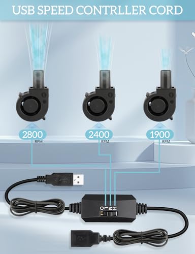 USB Blower Fan 97mm x 33mm 5V Cooling
