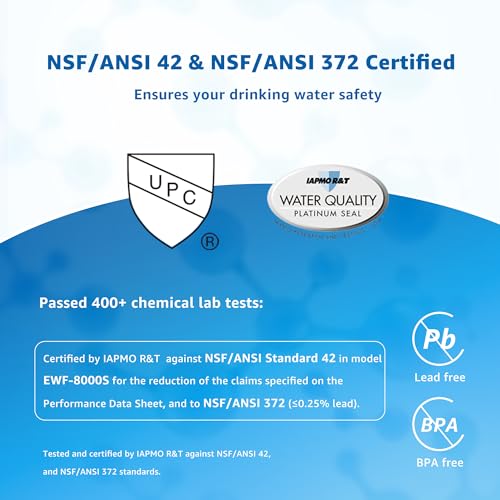 3US-PF01 3US-MAX-F01 Under Sink Water Filter, 2 Pack