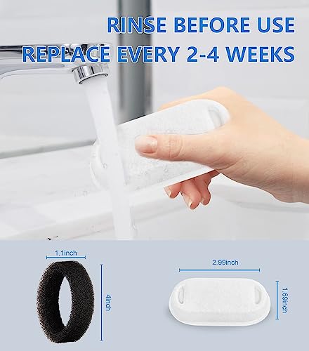 24Pcs Cat Water Fountain Filter Fit 101oz (12 Count)