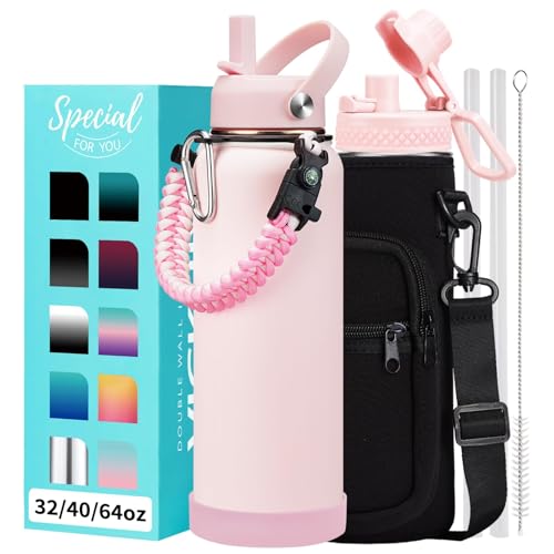 Pink 40 oz Insulated Water Bottle (9 Count)