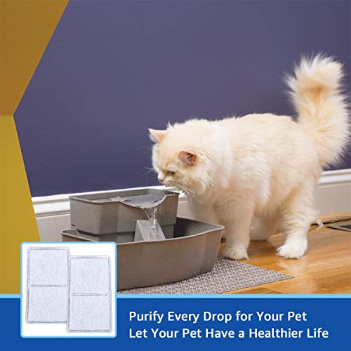 12PCS Cat Water Filter Compatible with PetSafe Drinkwell Platinum (12 Count)