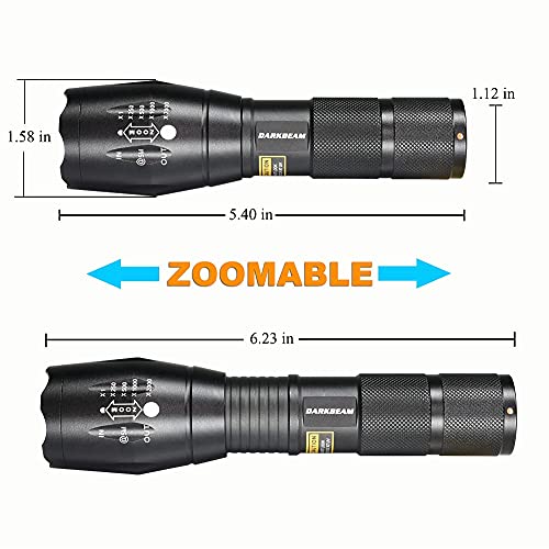 UV 365nm & 395nm Dual Black Light Woods lamp Blacklight Flashlight
