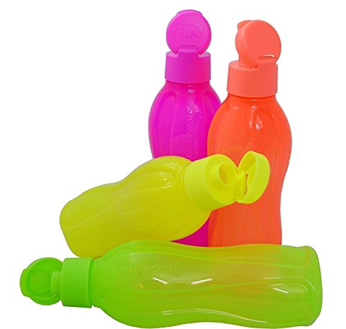Eco Sports Water Bottle Flip Top 500ml 4pcs (4 Count)