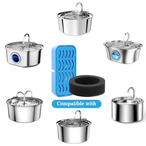 8 Pack Cat Water Fountain Filters Compatible with AOOGITF & UIOOQ