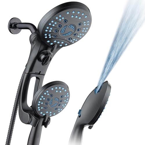 AquaCare 50 mode High Pressure Shower Head Combo with Arm & Dual Power Wash