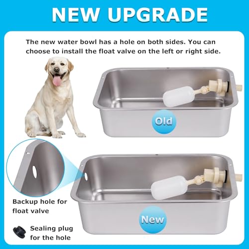3 Gallon Automatic Dog Water Bowl Dispenser Outdoor Dog Waterer