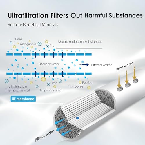 TST B 0.01μm Under Sink Water Filter System with Dedicated Faucet