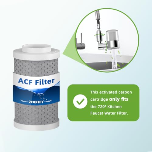 Carbon Fiber Filter Replacements for ZCONIEY Faucet Water Filter