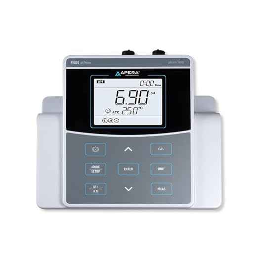 Apera Instruments AI521 PH800 Laboratory Benchtop pH Meter Kit, 0.01 pH Accuracy, GLP Data Management (USB output), BNC connector