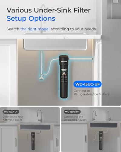 15UC UF 0.01 μm Inline Water Filter for Refrigerator
