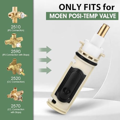 1222 Replacement Cartridge for One Handle Posi Temp Shower Cartridge Replacement
