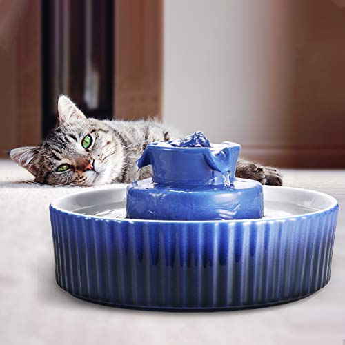 Ceramic Cat Water Fountain