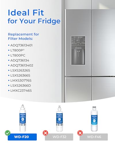 ADQ73613401 Water Filter Replacement for LG® LT800P® (3 Count)