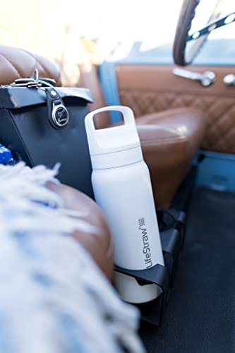 Go Series Insulated Stainless Steel Water Filter Bottle for Travel and Everyday Use Removes Bacteria