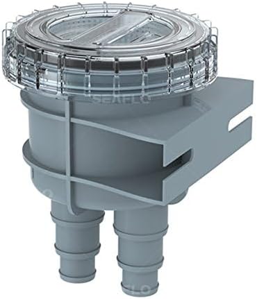 SEAFLO Raw Cooling Water Intake Basket Strainer for Seawater Marine & Boat