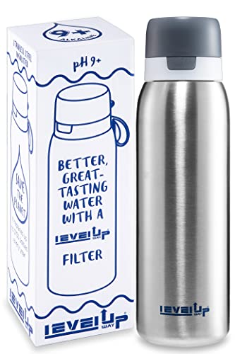 25 Ounce Premium Stainless Steel Water Bottle with Filter