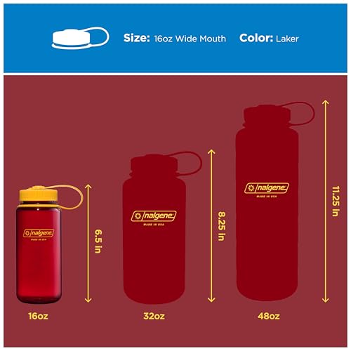16 oz Wide Mouth Water Bottle