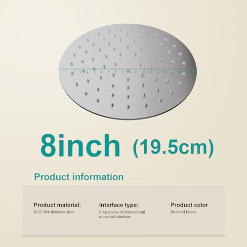 All Metal Rain Shower Head