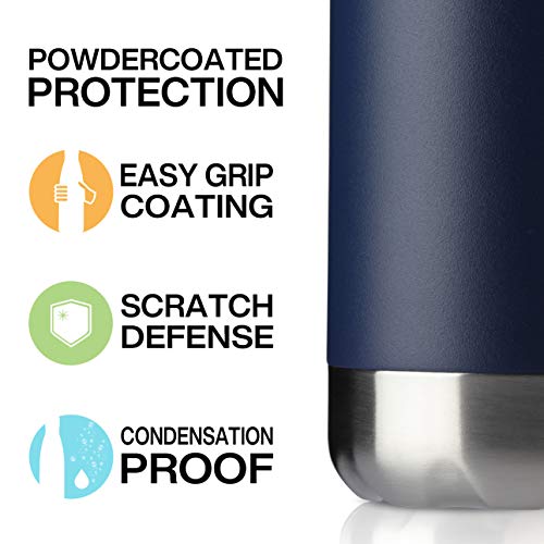 17oz Sport Water Bottle Vacuum Insulated Stainless Steel Leak
