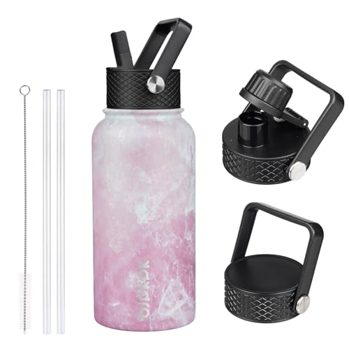 27oz Insulated Water Bottle with Straw Lid