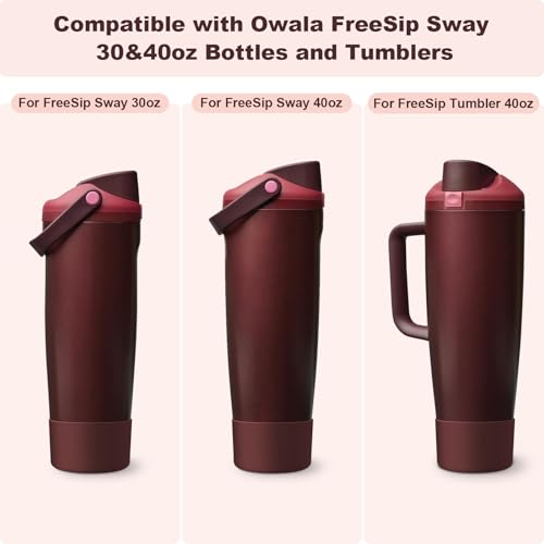 2PCS Silicone Boot for Owala FreeSip Sway 30oz 40oz Bottle