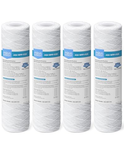 String Wound Sediment Filter for 3M® Aqua (4 Count)