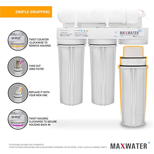 5 Micron 10 x 2.5 PP Sediment Water Filter Cartridge for Standard 10 (25 Count)