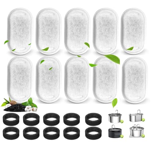 20Pcs Cat Water Fountain Filter (20 Count)
