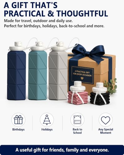 Collapsible Water Bottles 21oz