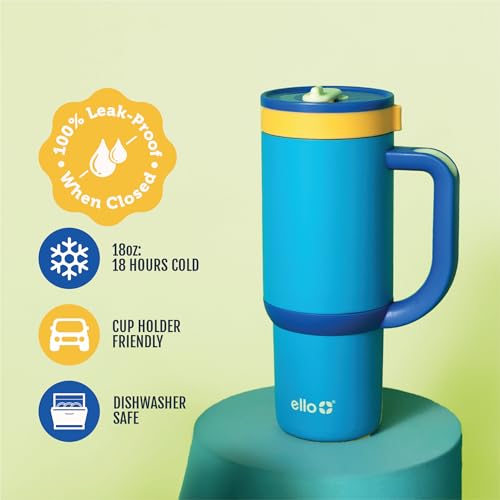 Oasis 18oz Insulated Stainless Steel Kids Tumbler with Straw