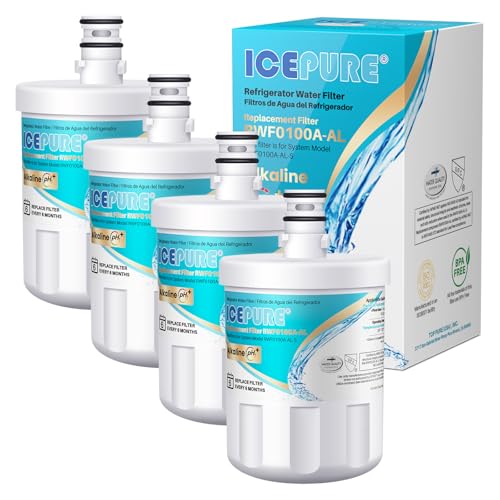 Alkaline 5231JA2002A Water Filter Replacement for LG LT500P (4 Count)