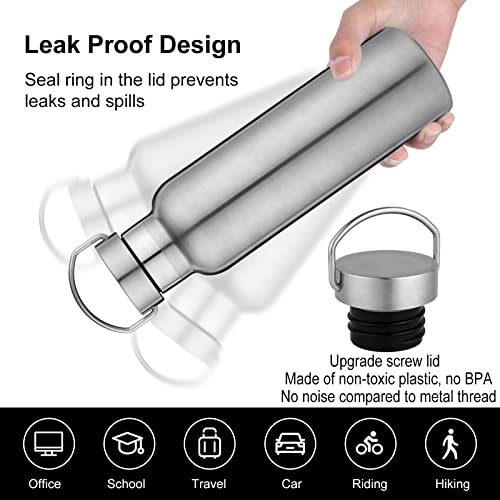 20 oz Insulated Water Bottles Bulk 4 Pack (4 Count)