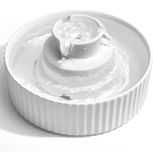 2.1L Ceramic Cat Water Fountain (71 Fl Oz)