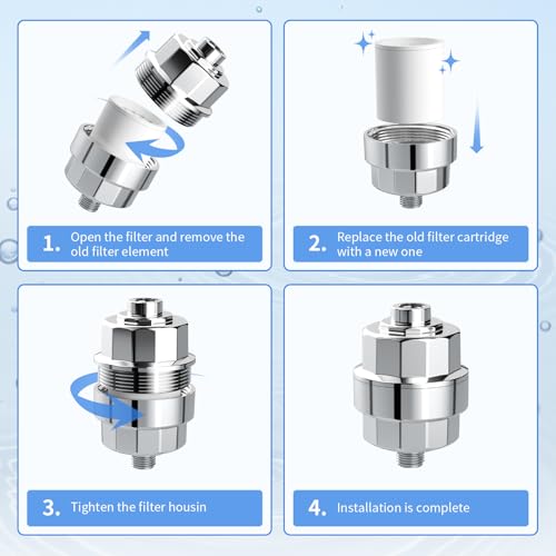20 Stages Shower Filter Replacement Cartridges (2 Count)