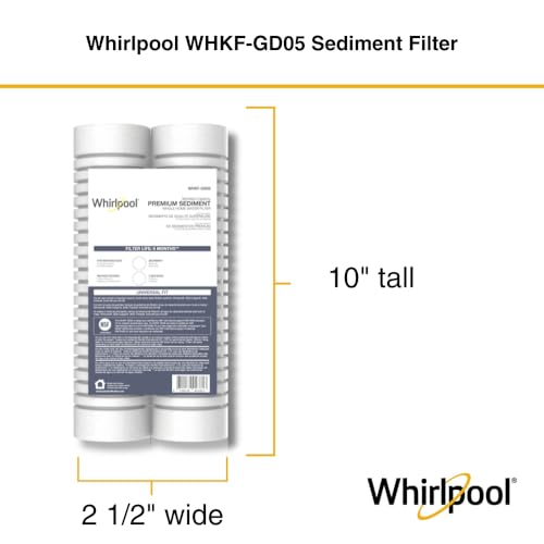 10" x 2.5" Whole House Sediment Water Filters. WHKF (24 Count)