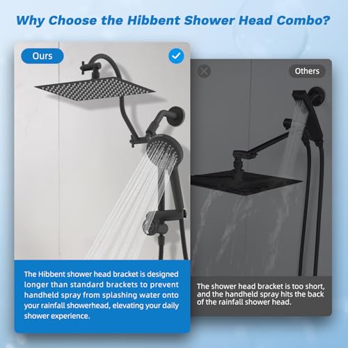 High Pressue All Metal 12" Rainfall Shower Head