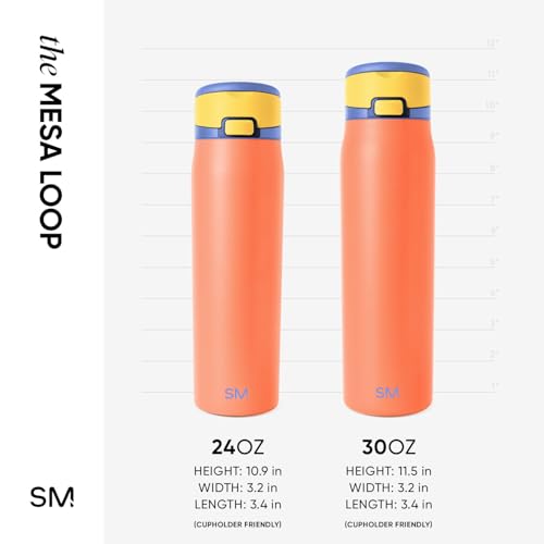 Mesa Loop Water Bottle with Covered Straw and Handle