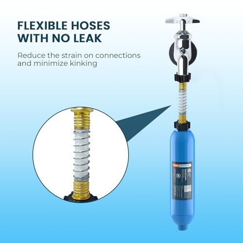 RV Marine Inline Filter with 1 Flexible Hose 1