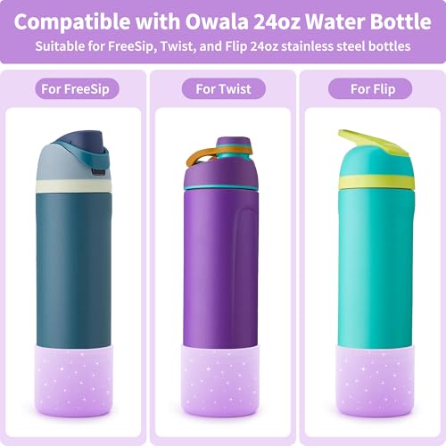 Silicone Water Bottle Boot for Owala 24 oz 32 oz 40 oz