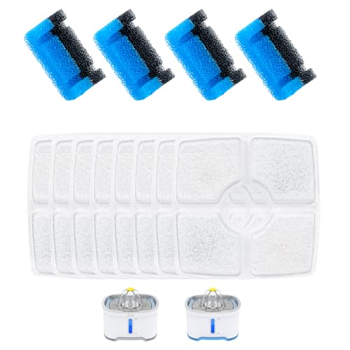 Cubic Cat Water Fountain Filter 8 Filters + 4 Sponges