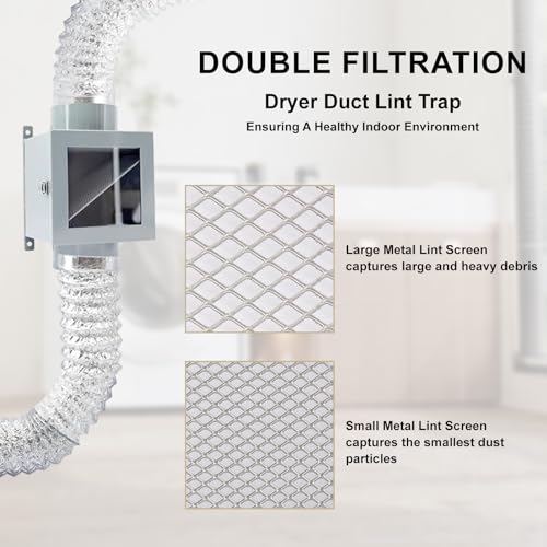 Dryer Duct Lint Trap