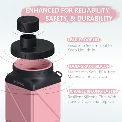 Collapsible Water Bottles 21 oz