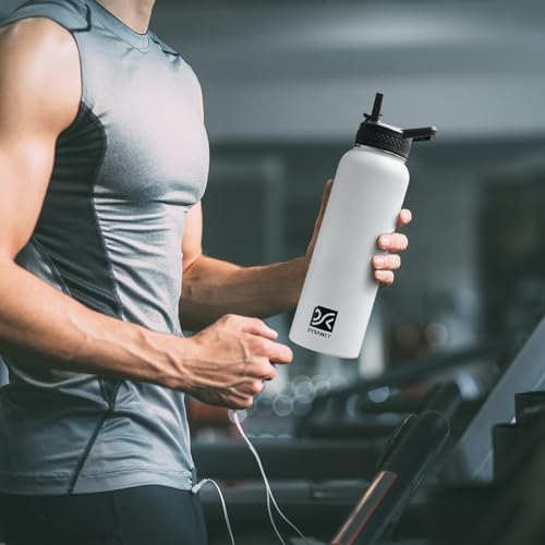 Insulated Water Bottle with Portable Carrier Bag for Outdoor 40 oz