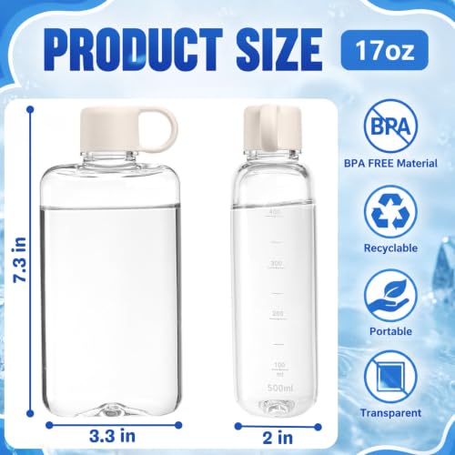 2 Pack Portable Flat Water Bottles (2 Count)