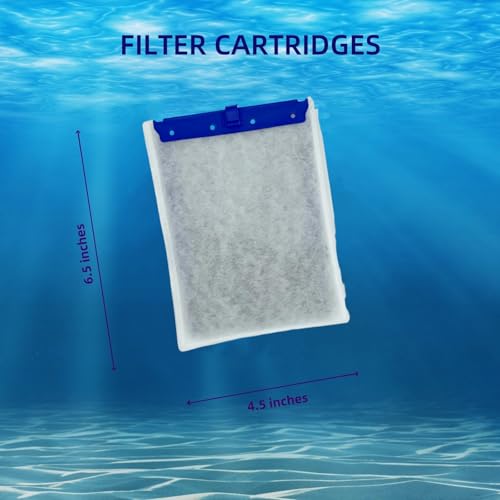 10 Pack Large Replacement Filter Cartridges for Tetra Whisper Bio (10 Count)