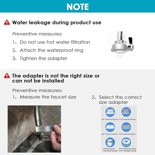 Faucet Water Filter for Sink