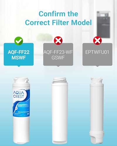 MSWF NSF 42&372 Refrigerator Water Filter (3 Count)