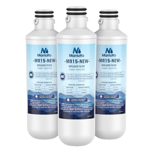 Water Filter LT1000PC Replacement for LG Refrigerator (3 Count)