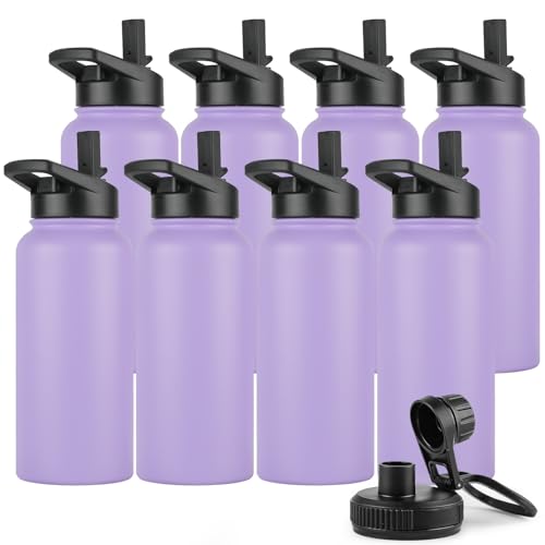 32 oz Insulated Water Bottle Bulk (8 Count)
